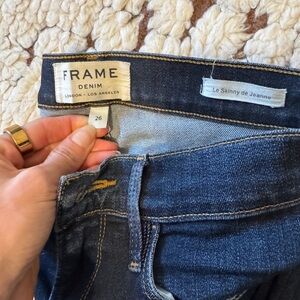 Frame Denim Women's Dark Blue Skinny Jeans